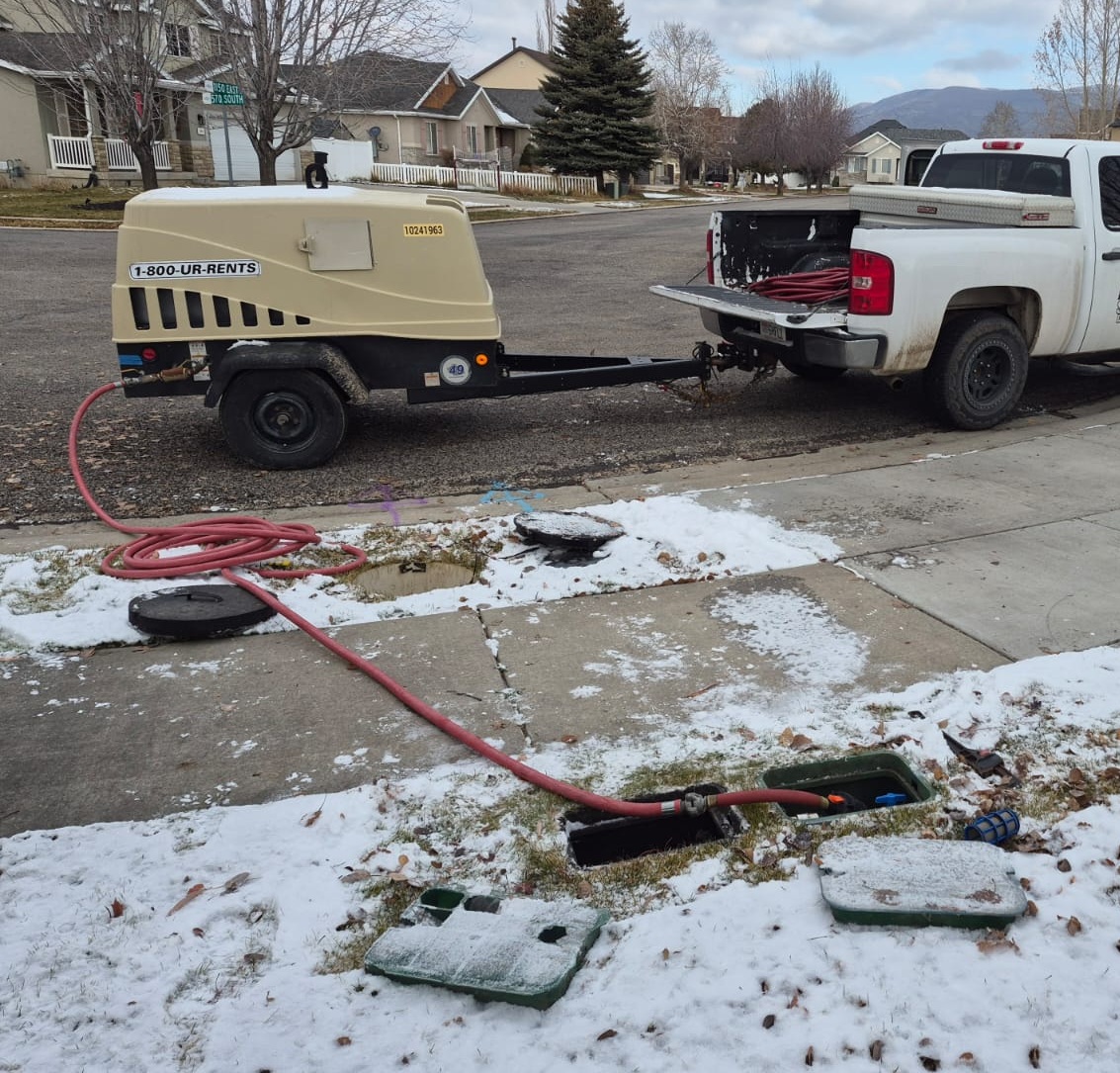Sprinkler blowout service in Salt Lake City Utah